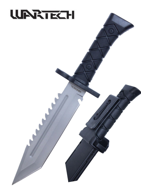 Wartech 14″ Tanto Bowie Fixed Blade Knife