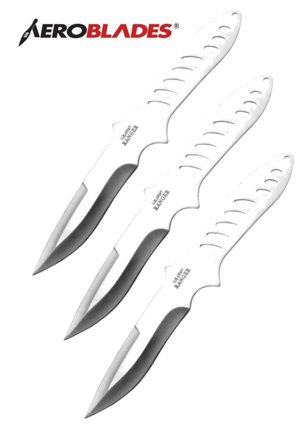 Aeroblades 3 Piece Ranger Throwing Knife Set 9″