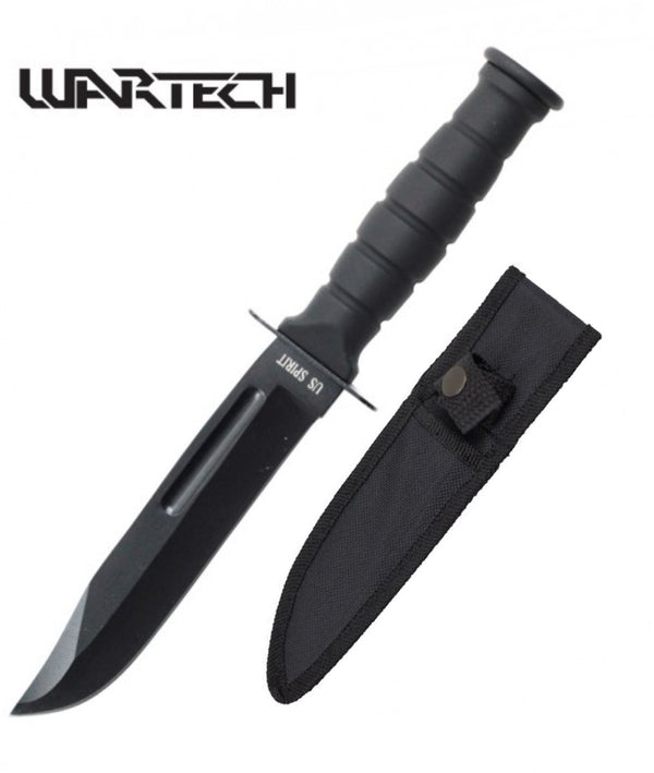 Wartech 7 1/2″ Mini USMC Military Drop Point Fixed Blade Knife