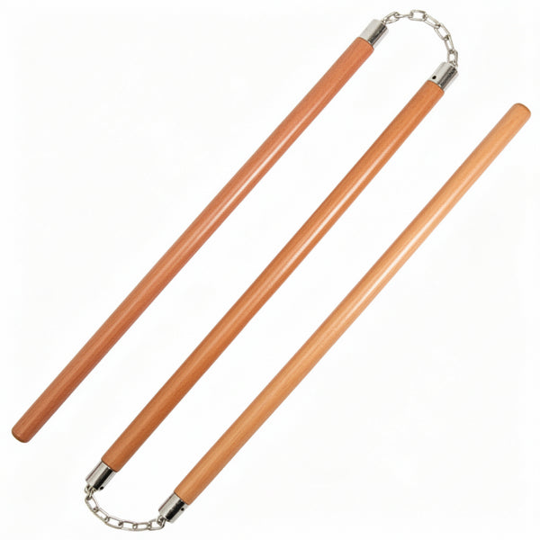 Red Wood Three Sectional Staff