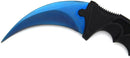 Snake Eye Blue Karambit Tactical Fixed Blade 7.75″ Knife