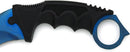Snake Eye Blue Karambit Tactical Fixed Blade 7.75″ Knife