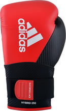 Adidas Hybrid 250 Duo Lace 12oz Boxing Gloves Red/Black