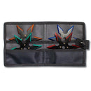 Backorder - Perfect Point 4 Set Black Colour Edged Ninja Throwing Star 4"