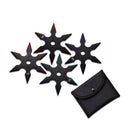 Perfect Point 4 Set Black Colour Edged Ninja Throwing Star 4"
