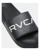 RVCA Mens Slides Black/White