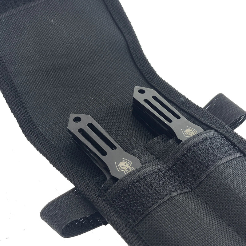 Target Master 6 Set Spider Skull Throwing Knife Set 5 1/2"