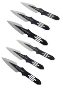 Target Master 6 Set Thunder Bolt Throwing Knife Set 5 1/2"