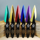 Target Master 6 Set Multi-Coloured Thunderbolt Throwing Knife Set 5 1/2"