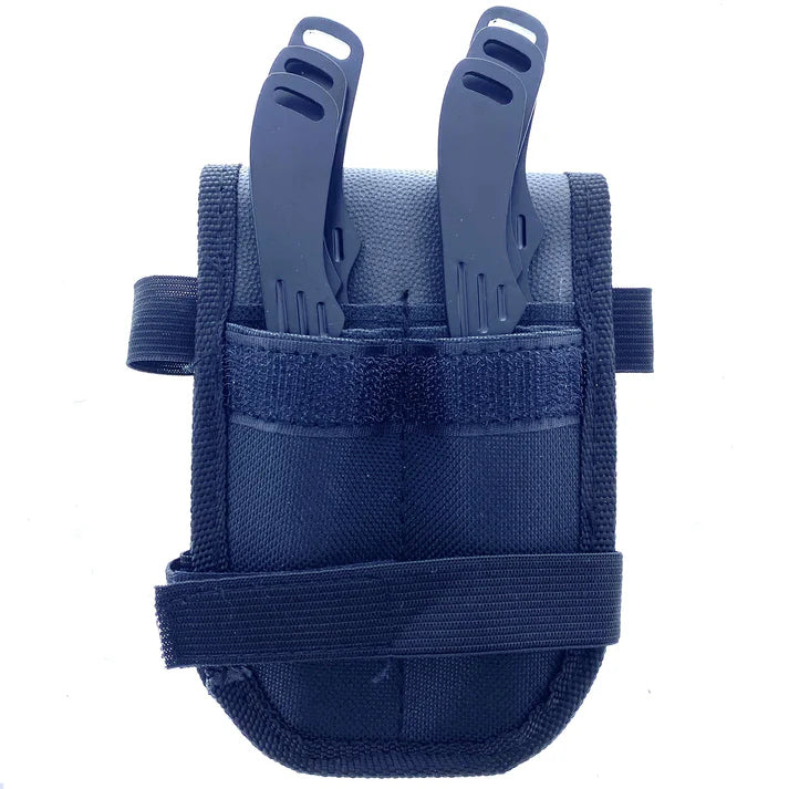 Target Master 6 Set  Black Throwing Knife Set 6"