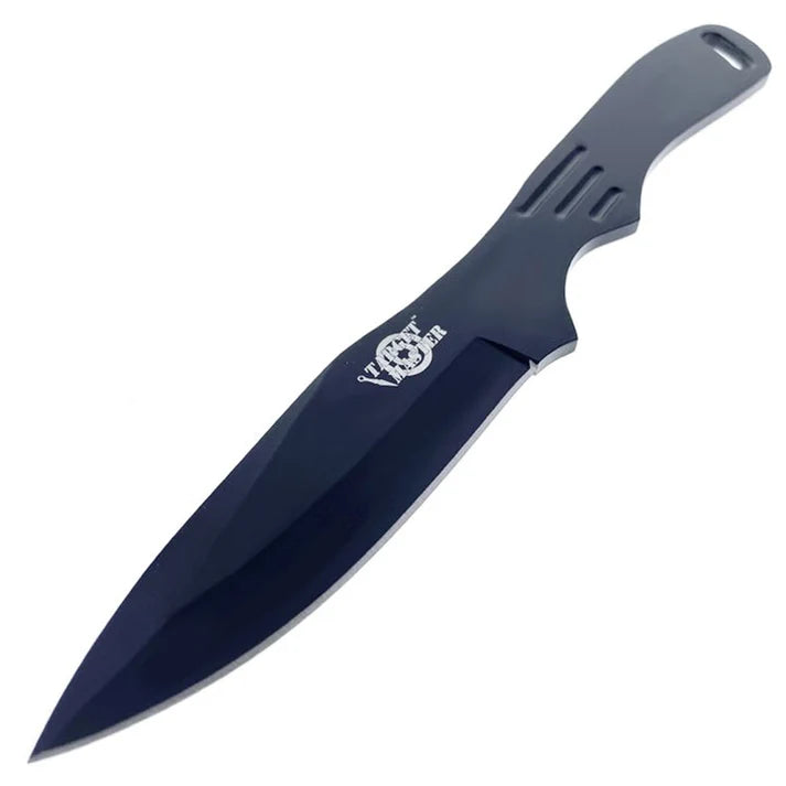 Target Master 6 Set  Black Throwing Knife Set 6"