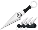 Target Master 3 Set Bulls Eye Kunai Throwing Knife Set 6.5"