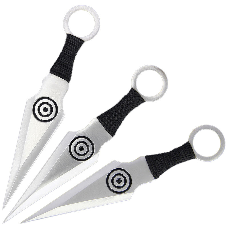 Target Master 3 Set Bulls Eye Kunai Throwing Knife Set 6.5"