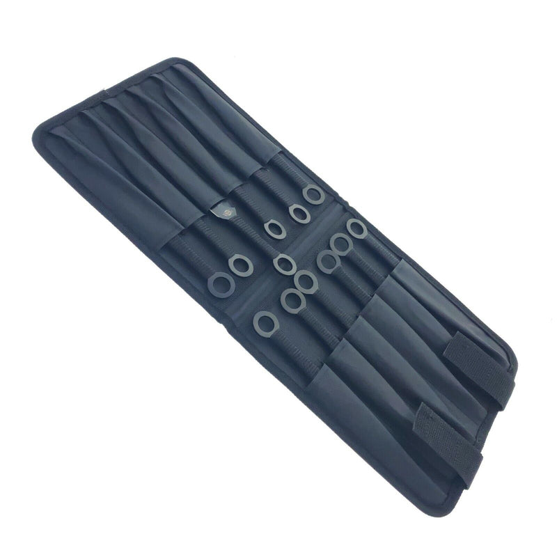 Target Master 12 Set Kunai Black Throwing Knife Set 8.5"