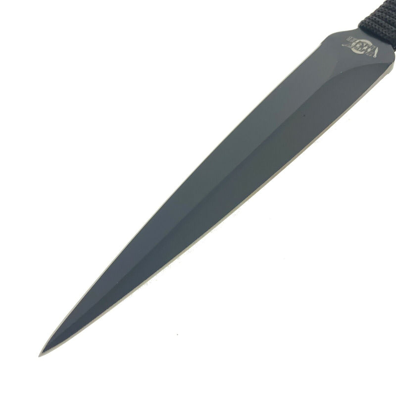 Target Master 12 Set Kunai Black Throwing Knife Set 8.5"