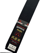 'Meijin' 50mm Wide Cotton Black Belt