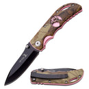 Elk Ridge 6" Camo Pink Manual Folding Knife