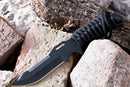 Survivor 9.25" Reverse Serrated Cord Wrap Handle Fixed Blade Knife