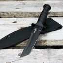 Survivor 7.5" Black Tanto Fixed Blade Knife