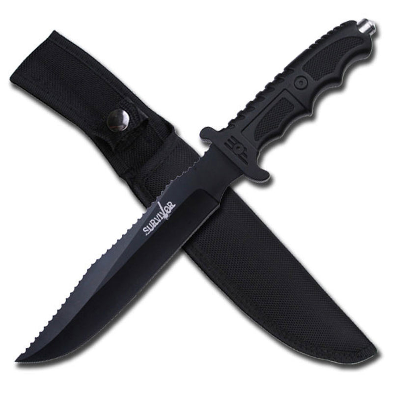 Survivor 13" Outdoor Fixed Blade Bowie Knife