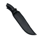 Falcon Black Knife Tactical Set: 15.5" Machete, 6.5" Throwing Knife Set, and Karambit Knife