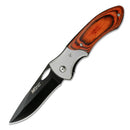 MTech USA 7.75" Pakkawood Folding Knife