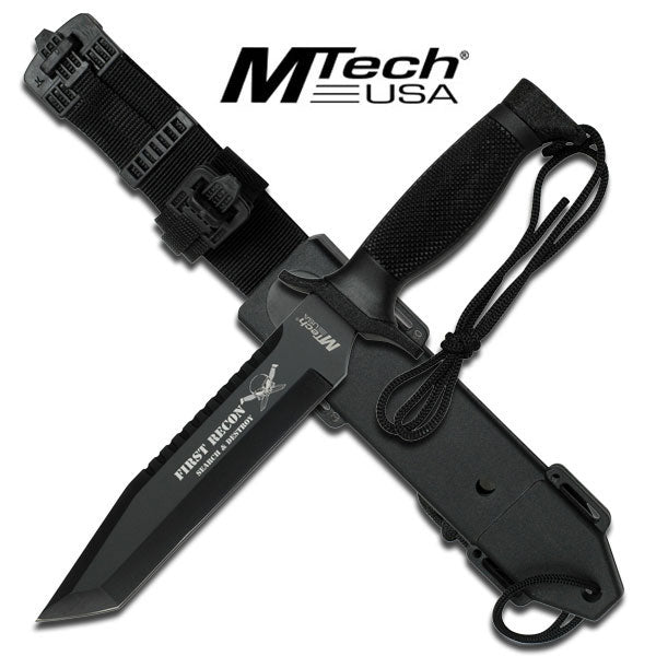 MTech USA 12" Fixed Blade Tactical Tanto Knife