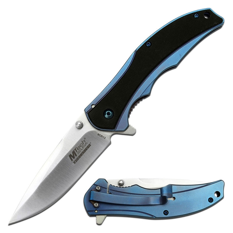MTech USA 8" Drop Point Folding Knife