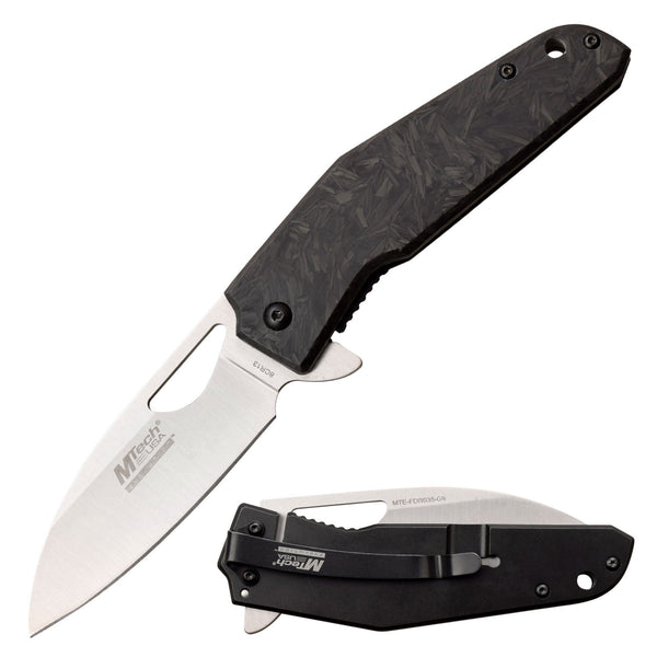 MTech USA Evolution 8" Glow-in-the-Dark Handle Folding Knife