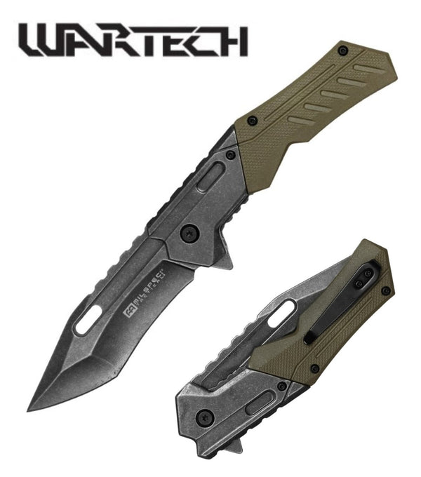 Milspec Tactical 8 1/4" Green Pocket Knife