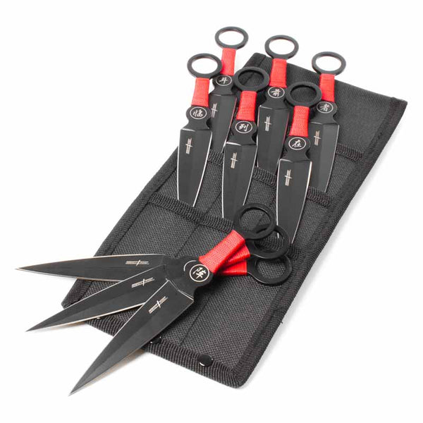 Perfect Point 9 Piece Kunai Throwing Knife Set 6.25″