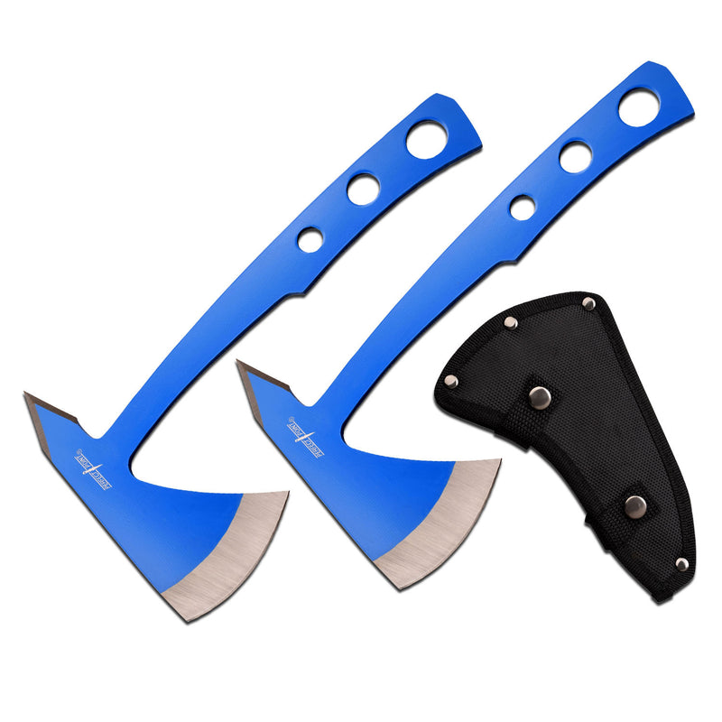 Perfect Point Blue Throwing Axe Set 9.5"