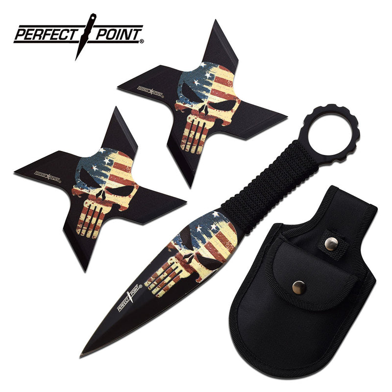 Perfect Point Throwing Stars & Knife Set