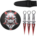 Backorder - Perfect Point 8" Horror Show Kunai Throwing Knife Set & Target Board