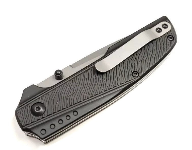 Wartech 7 3/4" Black Spartan Folding Knife