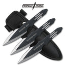 Backorder - Perfect Point Thunder Bolt Throwing Knife Set 5.5″