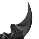 Snake Eye Fixed Blade Black Karambit 7.75" Knife