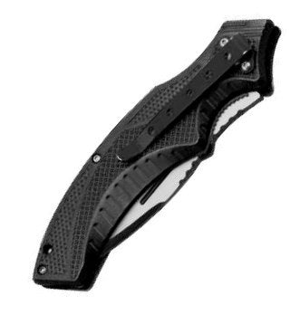 Snake Eye Xtreme 8" Black Handler EDC Drop Point Folding Knife