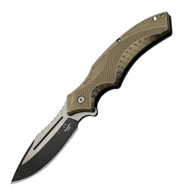 Snake Eye Xtreme 8" Dessert Sand Handler EDC Drop Point Folding Knife