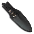 Backorder - Snake Eye 9" Broadhead Blk/Silver Throwing Knife Set