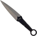 Tactical Master 27" Silver/Blk Ninja Machete Sword with 2 Throwing Knives