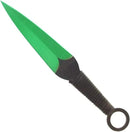 Tactical Master 27" Green/Blk Ninja Machete Sword with 2 Throwing Knives