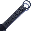 Tactical Master 27" Green/Blk Ninja Machete Sword with 2 Throwing Knives