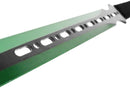 Tactical Master 27" Green/Blk Ninja Machete Sword with 2 Throwing Knives