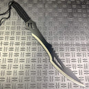 Tactical Master 26" Black Machete Ninja Sword & 3 Throwing Knife Set