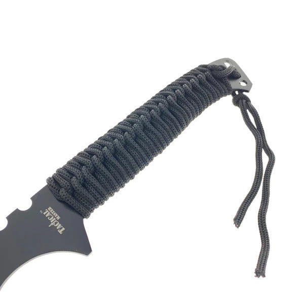 Tactical Master 28" Black & Silver Machete & Throwing Knife Set