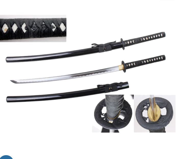 41″ Musha Hand Forged Dragon Roll Samurai Sword