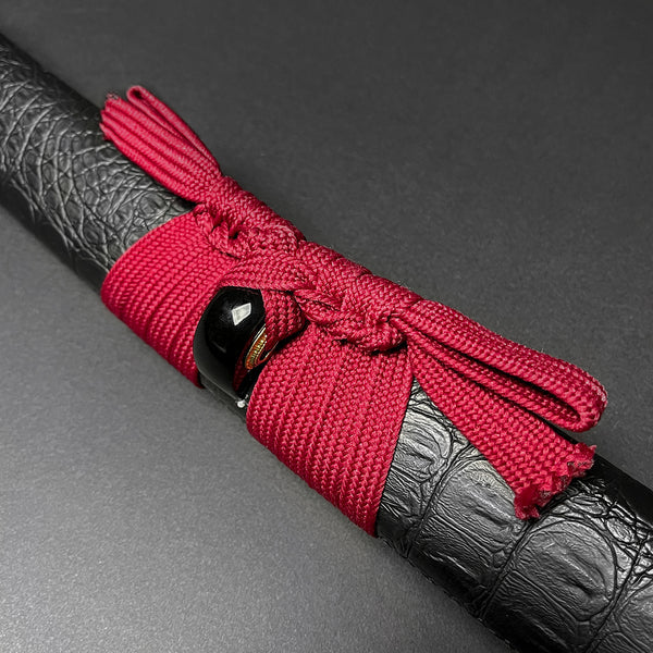 41″ Musha Hand Forged Red ‘Enso’ Circles Samurai Sword