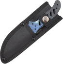 Snake Eye Full Tang Blue Dragon Throwing Knife Set 7"