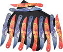 Snake Eye Tactical 8.5" Golden Phoenix and Blue Dragon Throwing Knife 12 Set